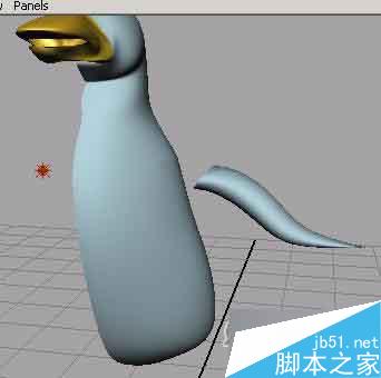 MAYA nurbs無縫建模打造一只企鵝 武林網 MAYA建模教程
