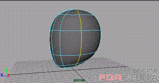 Maya 臉部模型建造 武林網 MAYA角色動畫教程T3.GIF (17102 bytes)