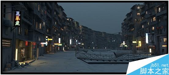 MAYA打造雨后街道場景 武林網 MAYA推薦教程