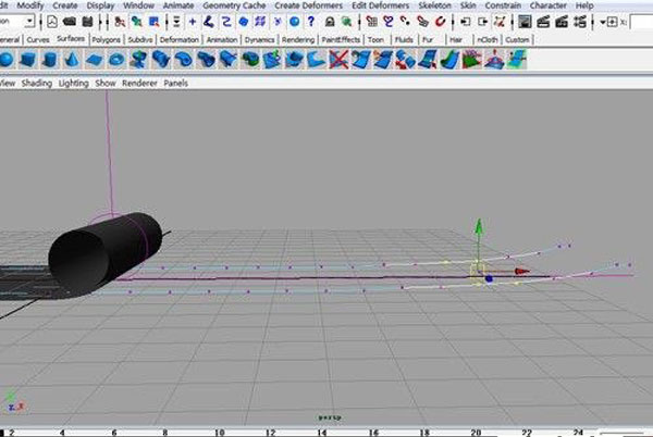 maya制作奧運卷軸展開動畫效果 武林網 maya建模教程