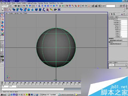 用MAYA快速制作眼球的方法 武林網 MAYA材質燈光