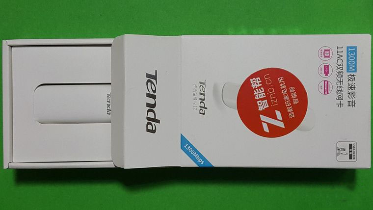 騰達1300M極速影音11AC雙頻無線網卡 U12試用拆解！