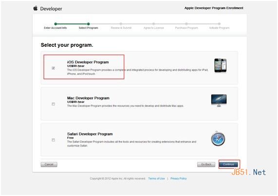 ios7開發者賬號