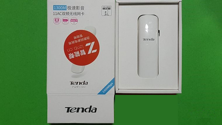 騰達1300M極速影音11AC雙頻無線網卡 U12試用拆解！
