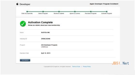 ios7開發者賬號