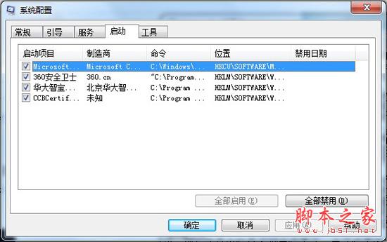 開啟啟動程序