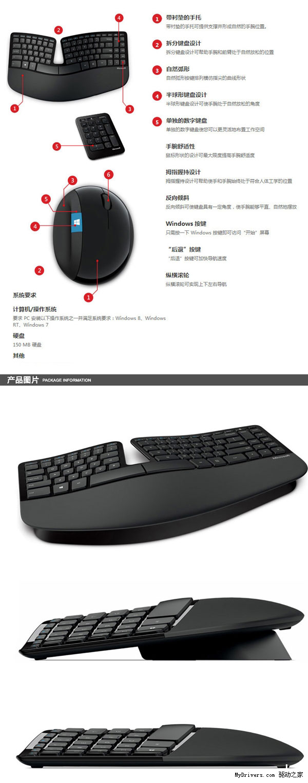 立減1230元！微軟Sculpt人體工學鍵鼠套大促銷