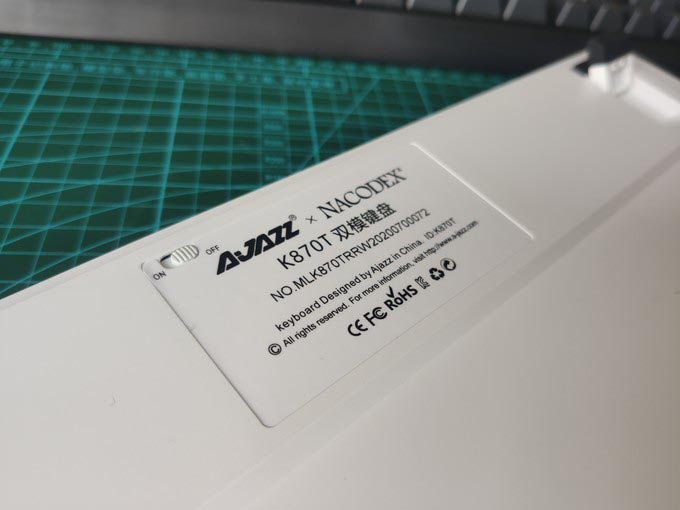 國民生產力工具好貨——黑爵K870T藍牙機械鍵盤無線雙模87鍵