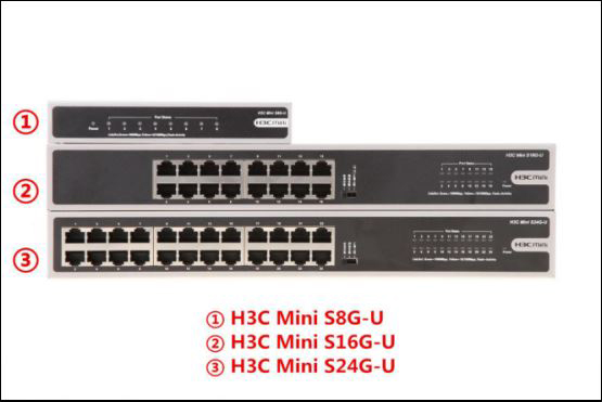 H3C Mini系列交換機外觀篇