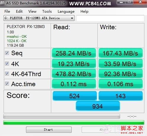 固態硬盤4K對齊后的讀寫速度