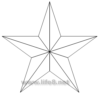 Freehand使用教程：繪制紅星