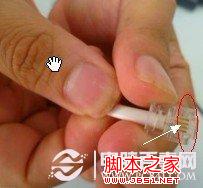 將電話線插緊到水晶頭內部