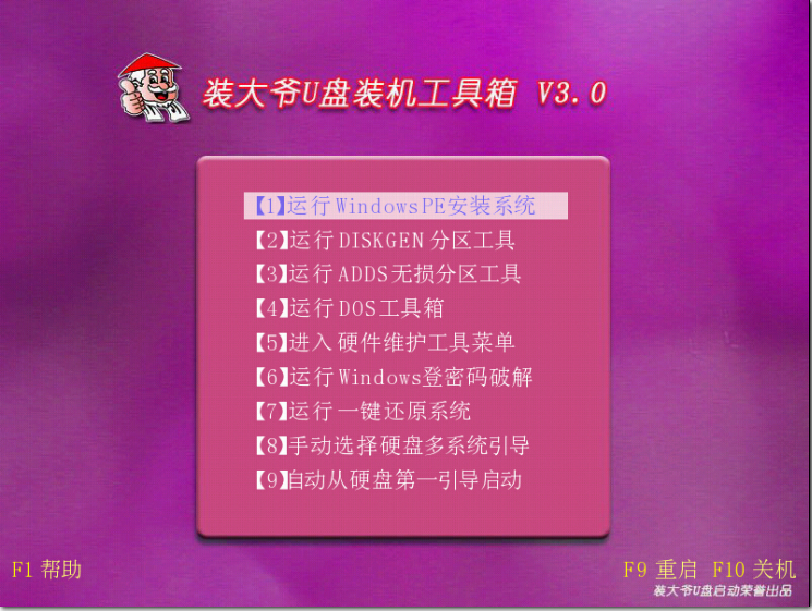 u盤裝系統步驟圖解