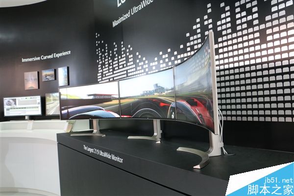 38寸還三聯屏！LG 21:9曲面超寬屏顯示器圖賞