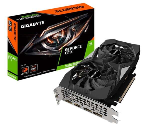 技嘉 GeForce GTX 1660 SUPER OC 風神 6G（GV-N166SOC-6GD）