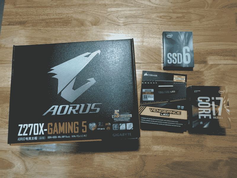 i7-7700K+1080Sli裝機作業
