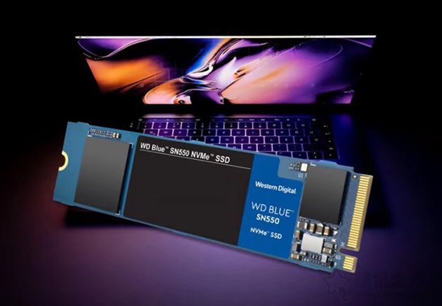 西部數據Blue SN550 250GB M.2接口(NVMe協議)固態硬盤
