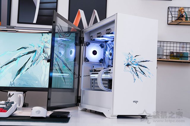 高顏值雪武戰姬純白主題，i7 11700K配RTX3070水冷主機方案