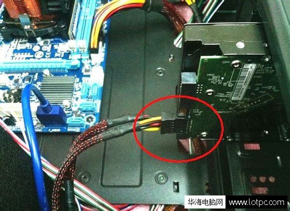 接上電源供電線