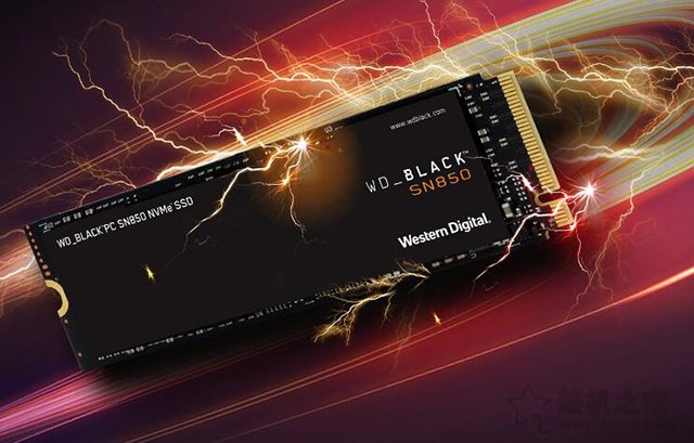 西部數據 SN850 1T M.2 NVMe黑盤固態硬盤（PCIe4.0）