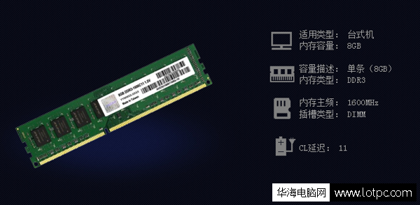 宇帷8G 1600內存