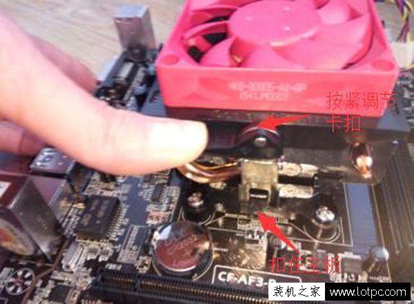 AMD CPU及CPU散熱器的安裝方法 AMD的處理器與風扇安裝圖解教程