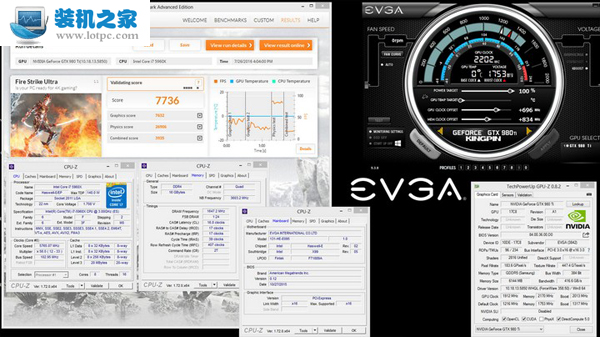 EVGA GTX980ti KINGPIN超頻2.2GHZ拿下三項世界紀錄
