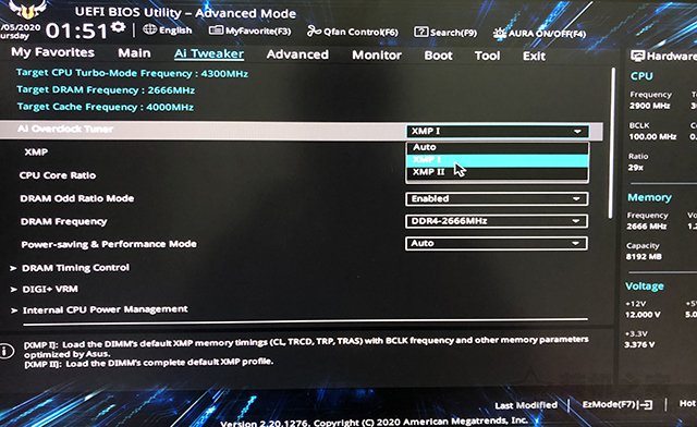 為什么內存頻率只有2133比實際低？開啟XMP提高內存頻率方法