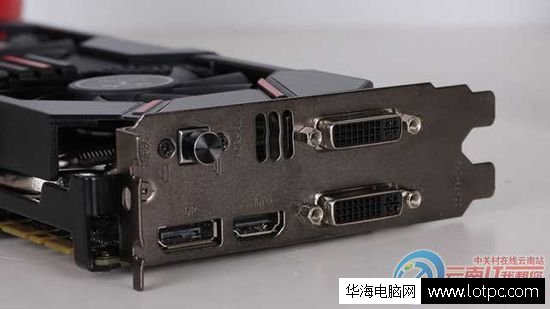 七彩虹GTX970烈焰戰神U-4GD5背面接口