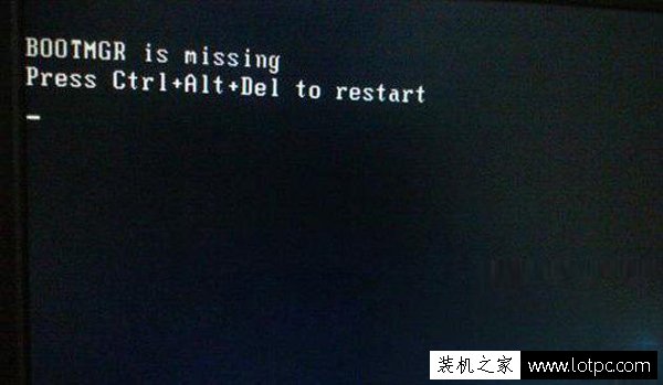 重裝系統后bootmgr is missing U盤怎么解決？