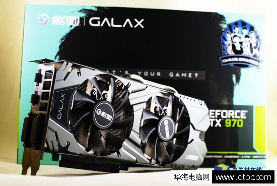 影馳GTX970黑將顯卡外觀
