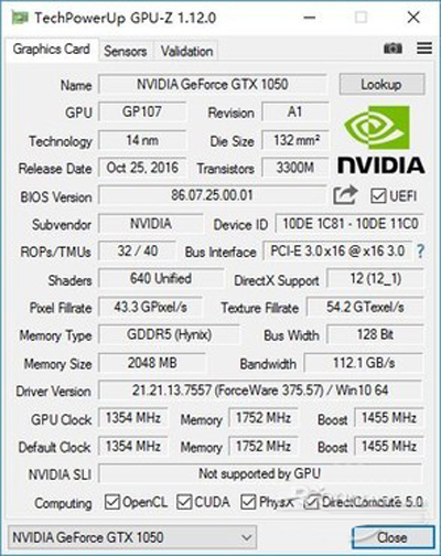 GTX1050(Ti)性能評測 與GTX950/960/970/1060/RX470性能對比實測