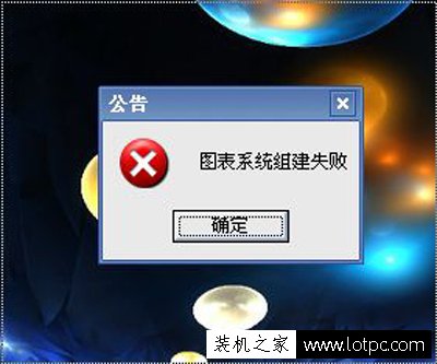 運行地下城與勇士(DNF)游戲提示圖表系統組建失敗的原因及解決方法