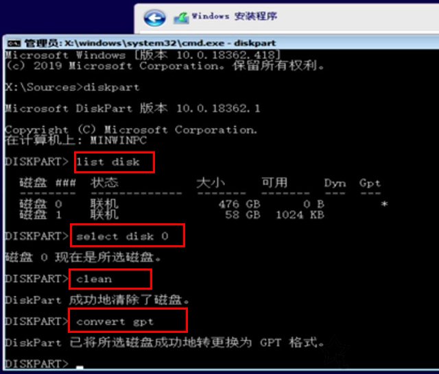 Windows無法安裝到這個磁盤,選中的磁盤具有MBR分區表的解決方法