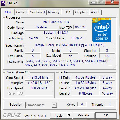 CPU-Z檢測