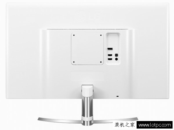 LG 27UD68-W專業級顯示器背面