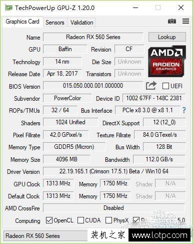 AMD RX560評測:RX560對比RX460/470、GTX1050/1050Ti顯卡性能測試