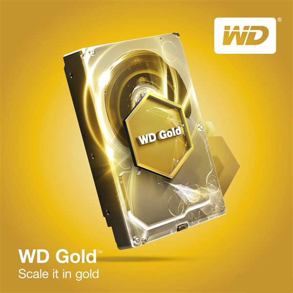 西部數據推出金盤(Gold)：數據中心專用