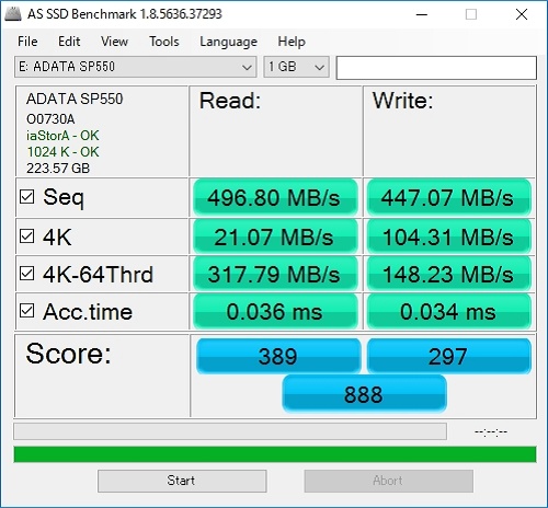 威剛premier sp550 240g評測 TLC普及勢在必行