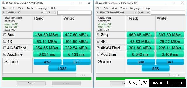 東芝Q300、A100和金士頓UV400、A400性能對比測試