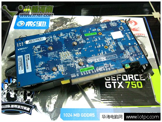 影馳GTX750黑將