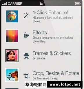 Superimpose Studio提供尺寸調整、裁剪等一系列的照片編輯功能。