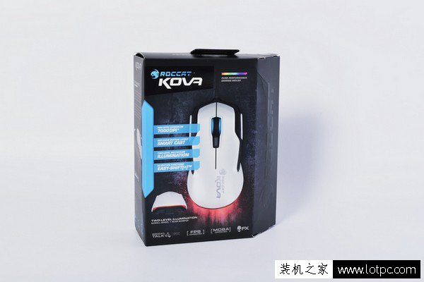 ROCCAT KOVA電競鼠標外包裝盒的設計處理