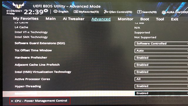 如何禁用C-State功能？關閉CPU C-State省電模式方法