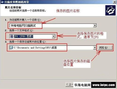 掃描儀和照相機保存