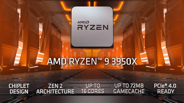 AMD Ryzen9 3950X 跑分曝光！多核性能超酷睿i9-9980XE約31%！