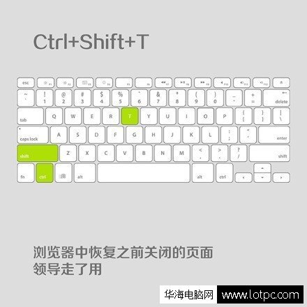 瀏覽器中恢復之前關閉的頁面，領導走了用