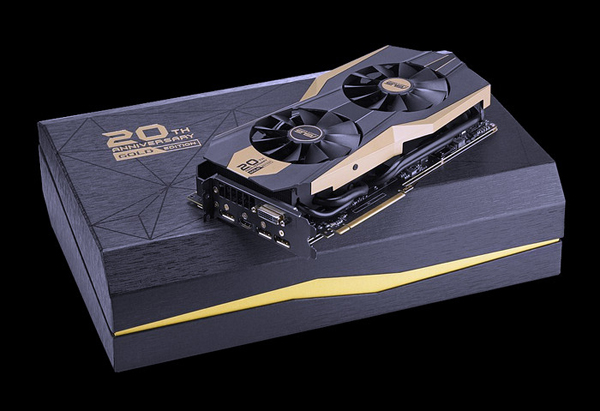 華碩GTX 980Ti 20周年紀念黃金版