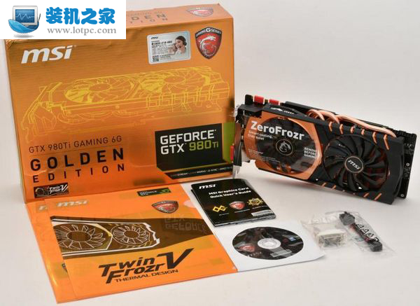 微星 GTX 980TI GAMING 6G 黃金限量版
