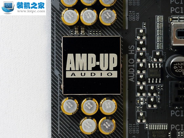 技嘉AMP-UP集成聲卡和專業濾波電容